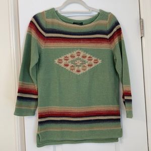 NWT Ralph Lauren cotton/linen woven sweater